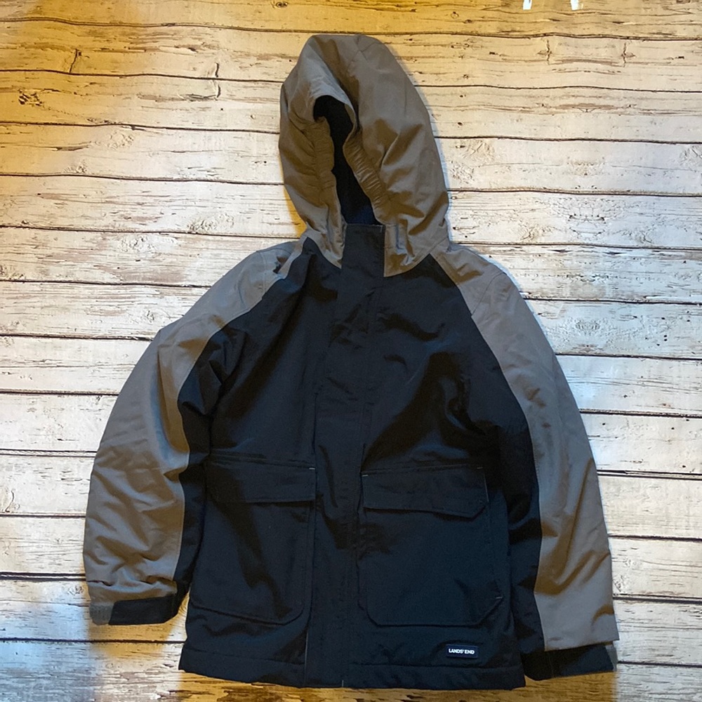 Boys Lands End Coat Size Small (8)